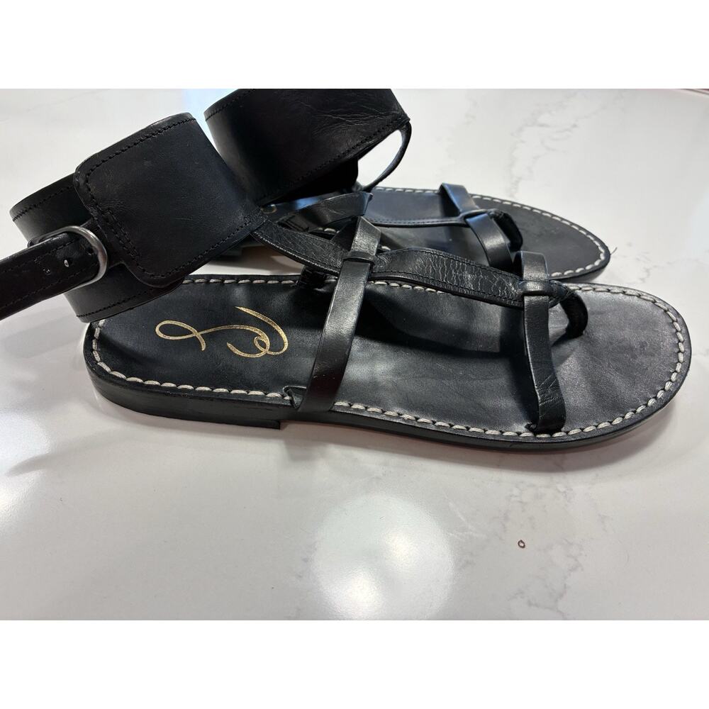 Sam Edelman black all leather sandals 9 - Picture 5 of 5